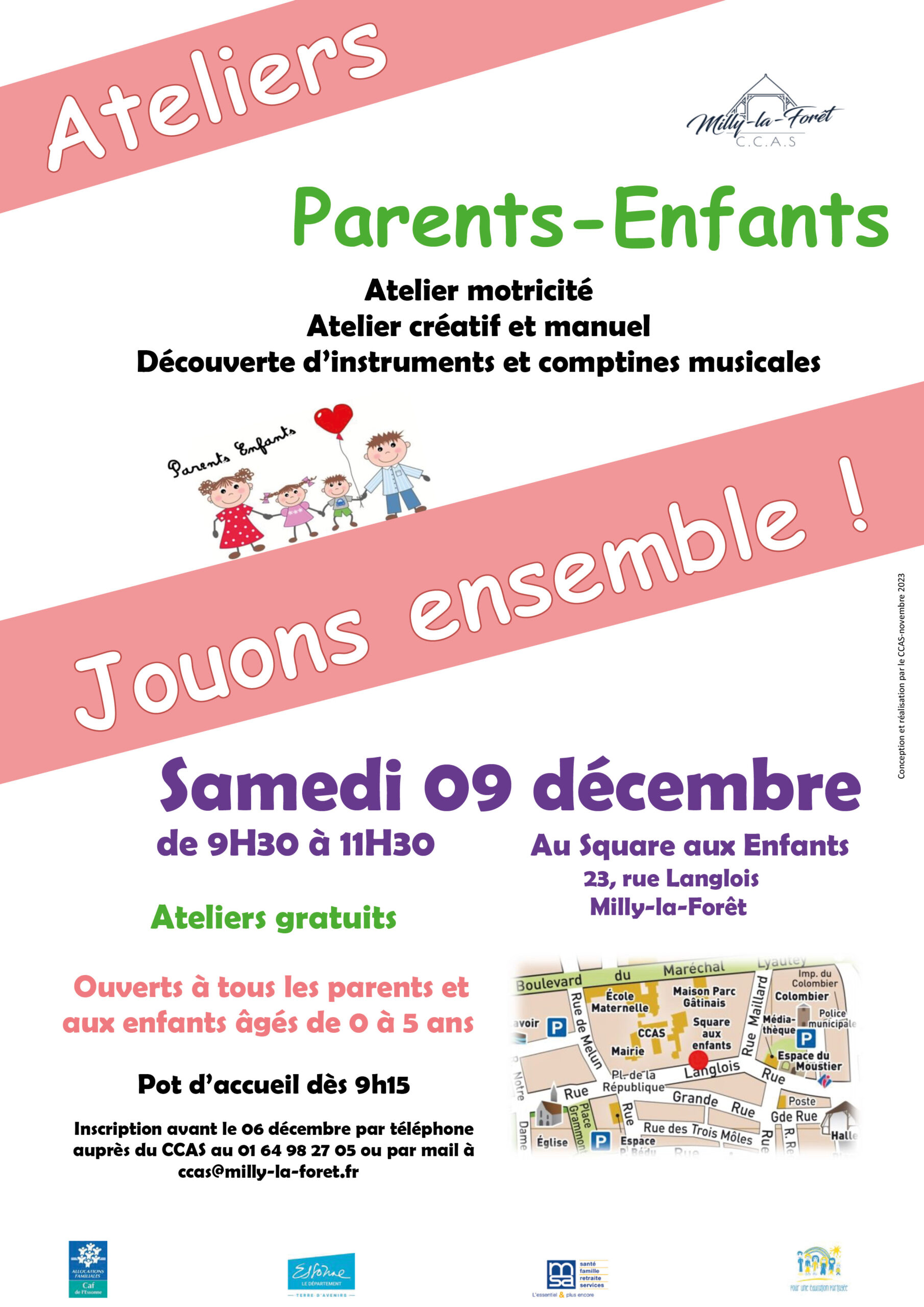 Ateliers parents-enfants - Milly-la-Forêt