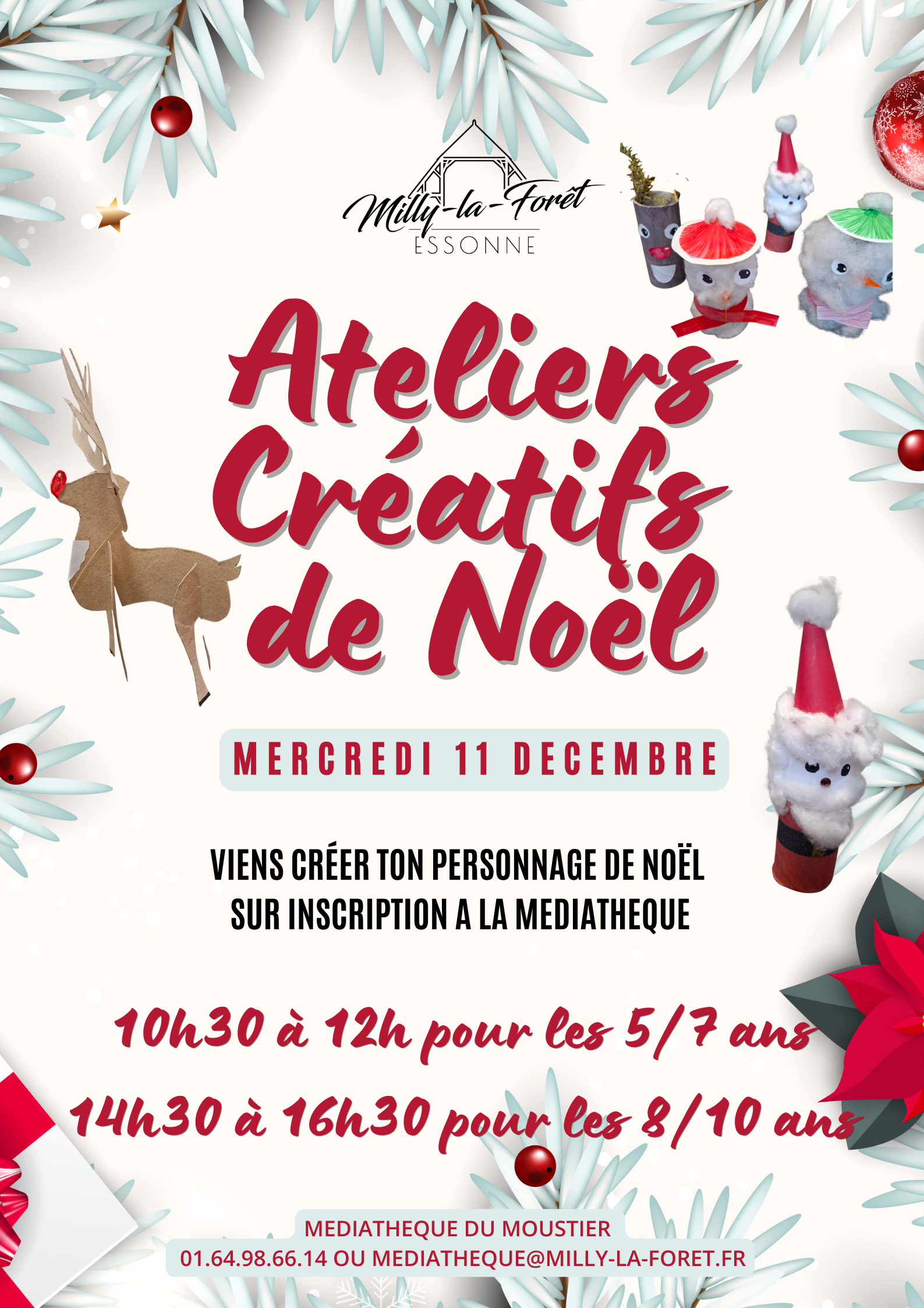 Lire la suite à propos de l’article Atelier créatif de Noël