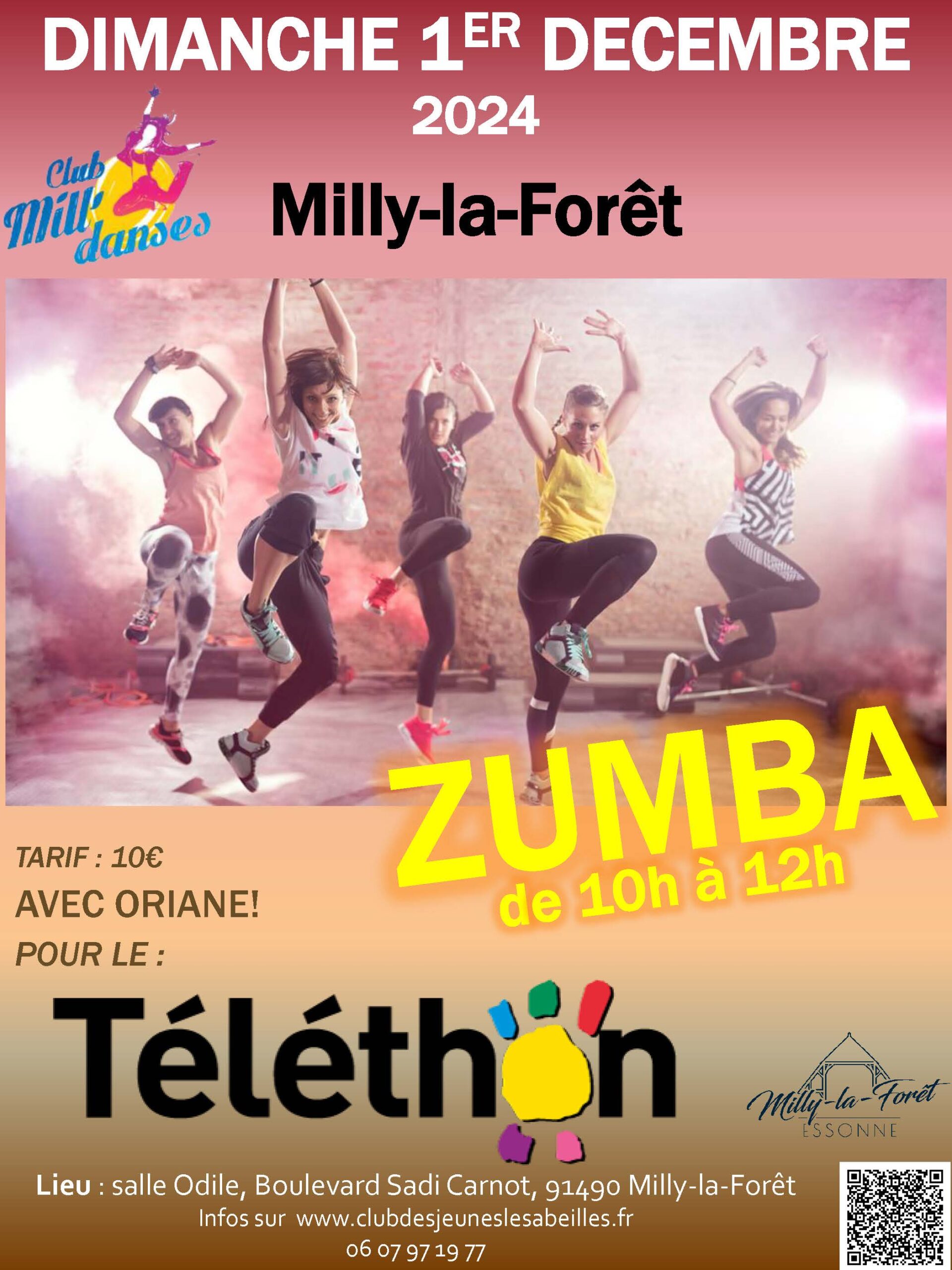 Lire la suite à propos de l’article Téléthon – Zumba