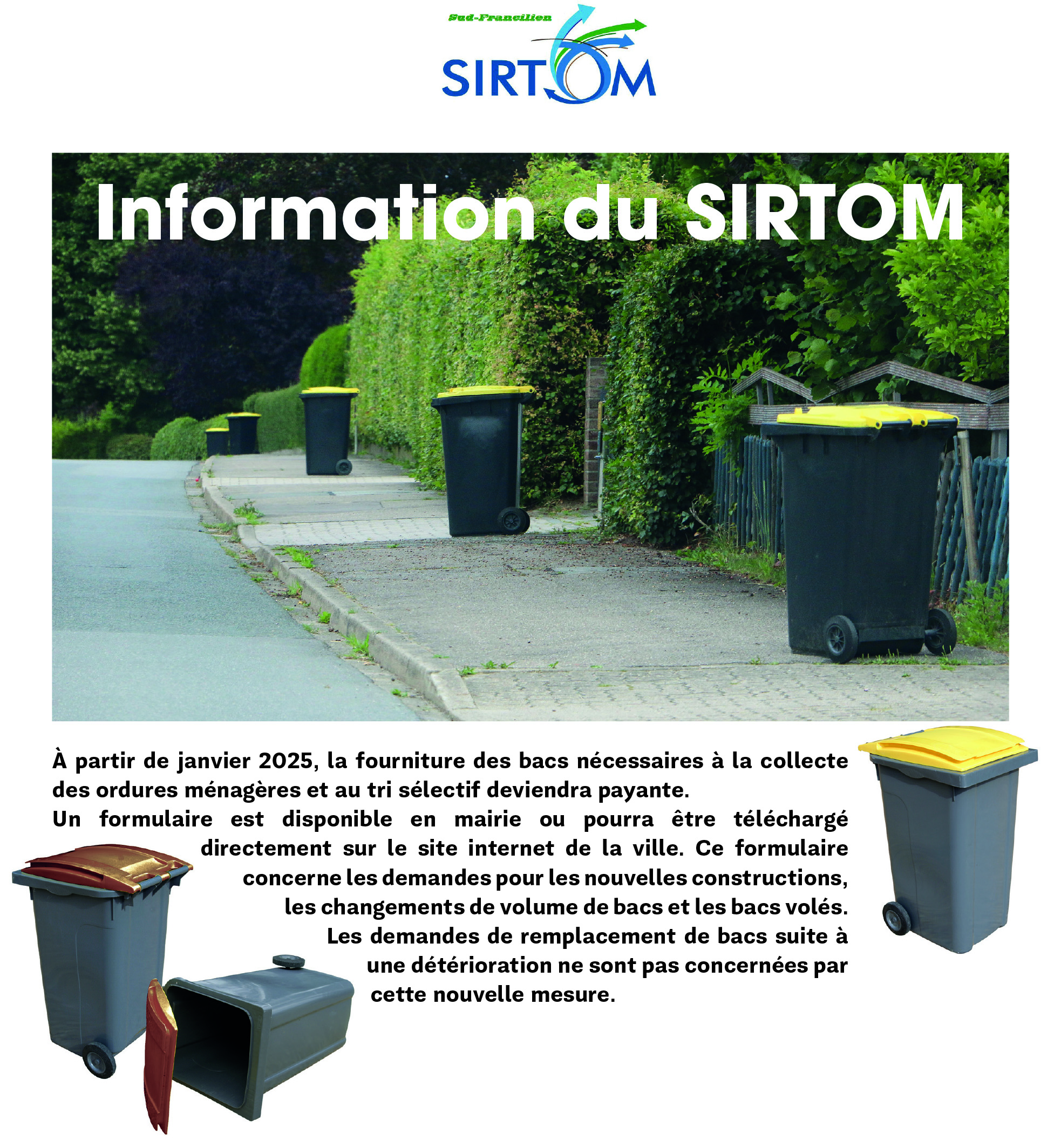 Lire la suite à propos de l’article Information du SIRTOM